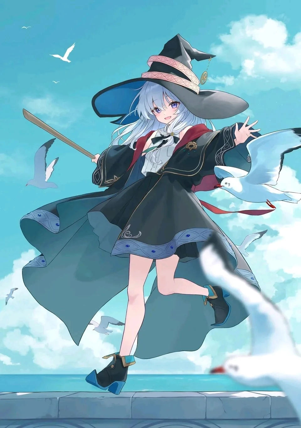 证件照：戴着魔女帽的伊蕾娜
